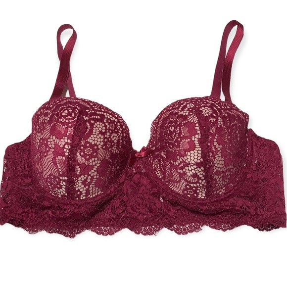 NWOT B.LUXE Size 36B Balconette Lace Bra Set - Picture 3 of 14